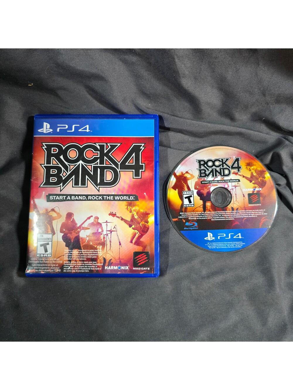 Rock Band 4 (Sony PlayStation 4, 2015) Game Tested Working Ps4